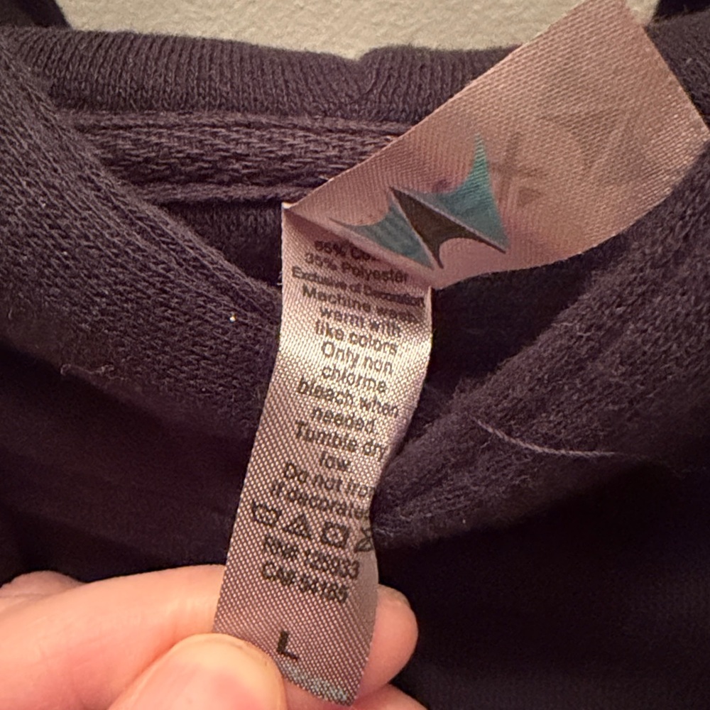 NWT Black Hoodie Sweatshirt with Lake George graphics - Picture 8 of 8